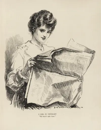 En flicka i Tipperary av Charles Dana Gibson