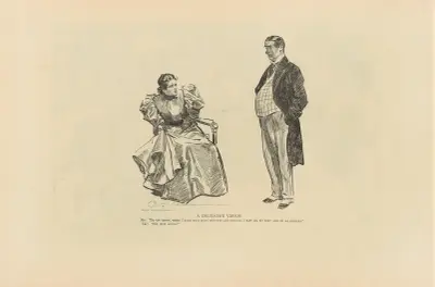 A gruesome vision av Charles Dana Gibson