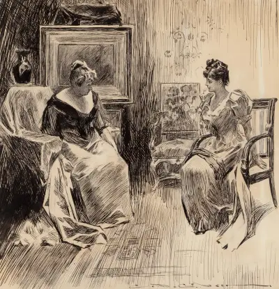 A Kind Suggestion av Charles Dana Gibson