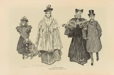 Ett älskande par i gräl av Charles Dana Gibson