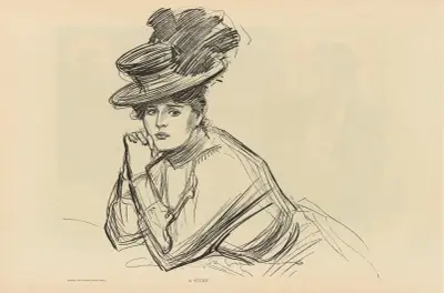 A study av Charles Dana Gibson