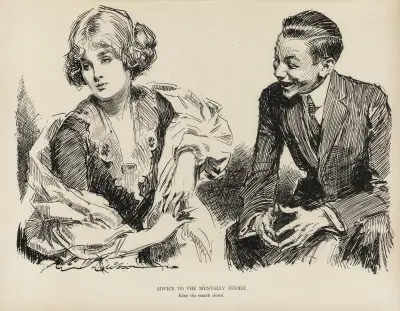 Råd till de svagsinta – Håll munnen stängd av Charles Dana Gibson