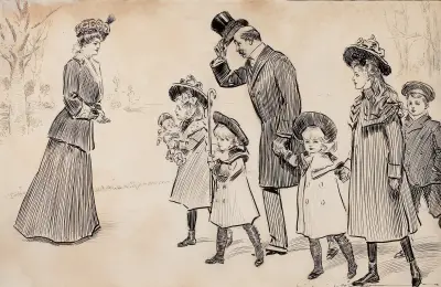 After Fifteen Years, When She Refused Him He Vowed He Would Never Marry av Charles Dana Gibson