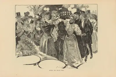 Nach dem Grand Prix, 1893 von Charles Dana Gibson