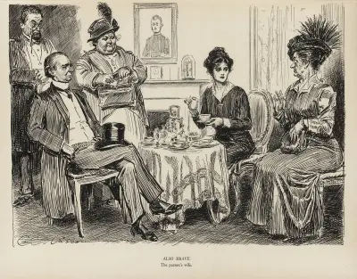 Also Brave – The Parson’s wife av Charles Dana Gibson