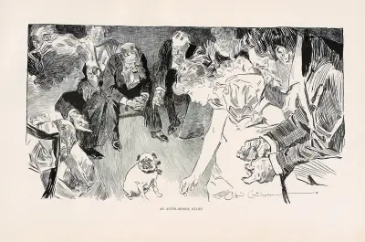 Ett sällskap efter middagen av Charles Dana Gibson