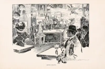 Aristide Bruant’s, 1896 von Charles Dana Gibson