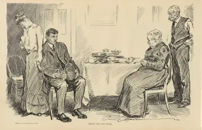 Die Alten fragen von Charles Dana Gibson