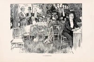 At D’Armenonville, Charles Dana Gibson