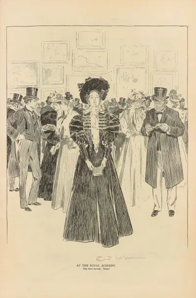 At the royal academy av Charles Dana Gibson