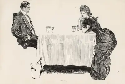 At the Savoy, Charles Dana Gibson