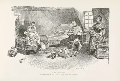 Im Sommerhotel, 1896 von Charles Dana Gibson