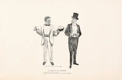At three in the afternoon, Charles Dana Gibson
