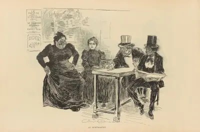 Au Montmartre av Charles Dana Gibson