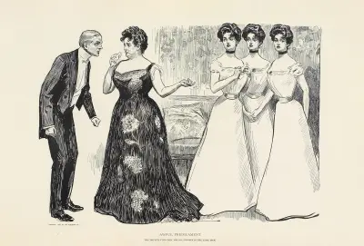 Awful predicament av Charles Dana Gibson