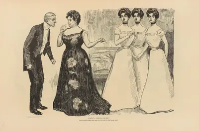 Fasligt predikament av Charles Dana Gibson
