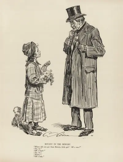 Botany in the bowery av Charles Dana Gibson