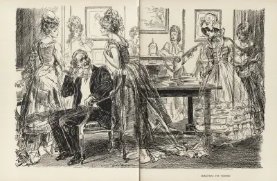 Christmas Eve Visitors av Charles Dana Gibson