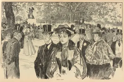 Church parade av Charles Dana Gibson