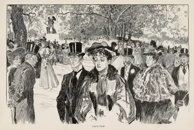 Church Parade, Charles Dana Gibson