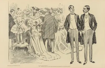 ‘Did you kiss the bride’, Charles Dana Gibson