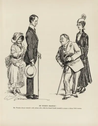 Föreslår kvinnor? av Charles Dana Gibson