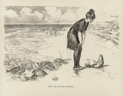 Auch Fische haben Gefühle von Charles Dana Gibson