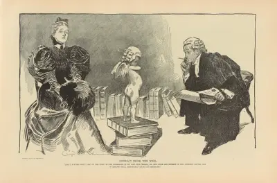 Extract from the will av Charles Dana Gibson
