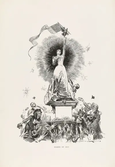 Fjärde juli av Charles Dana Gibson