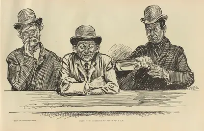 Från bartenderns synvinkel av Charles Dana Gibson