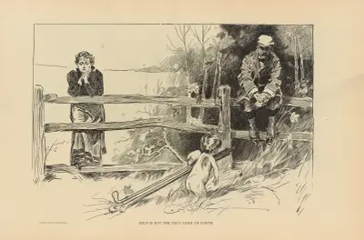 Golf is not the only game on earth av Charles Dana Gibson