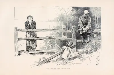 Golf is not the only game on earth av Charles Dana Gibson