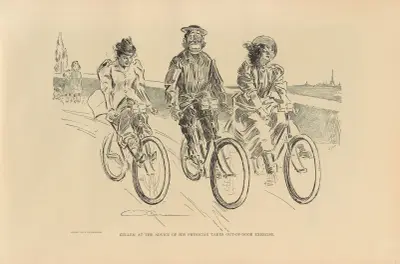 Gullem tar sig en promenad enligt läkarens råd av Charles Dana Gibson