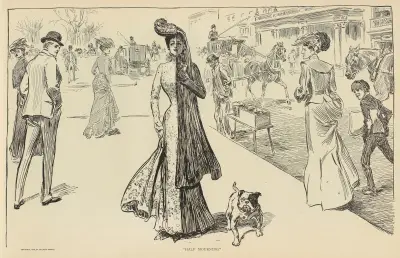 Half mourning av Charles Dana Gibson