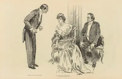 He; ‘Shall we talk or dance’ av Charles Dana Gibson