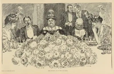 Hennes hjärta är i köket av Charles Dana Gibson