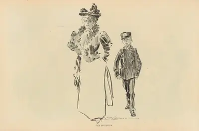 Ihr Beschützer, 1893 von Charles Dana Gibson