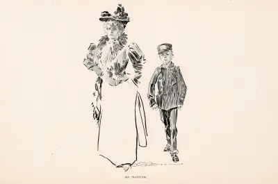 Hennes beskyddare av Charles Dana Gibson