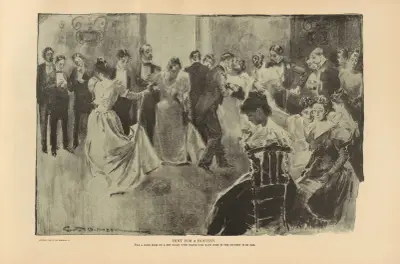 Hinweis für eine Gastgeberin, 1893 von Charles Dana Gibson