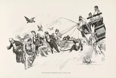 His everlasting experiments with ill-mated pairs, Charles Dana Gibson