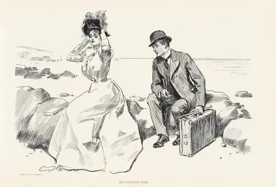 His vacation over av Charles Dana Gibson