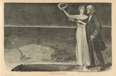 Die Hoffnung lebt ewig in des Menschen Brust von Charles Dana Gibson