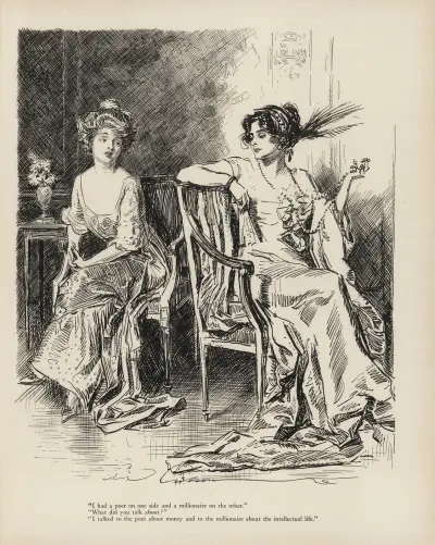‘I had a poet on one side and millionaire on the other’ av Charles Dana Gibson