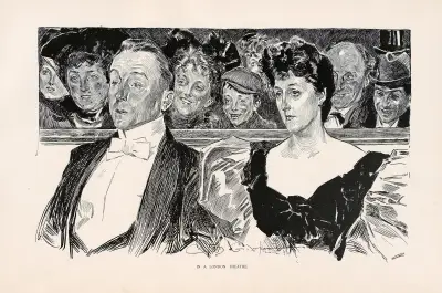 På en teater i London av Charles Dana Gibson