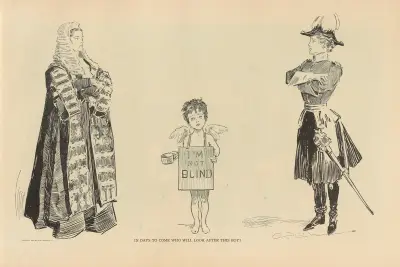 In days to come who will look after this boy av Charles Dana Gibson