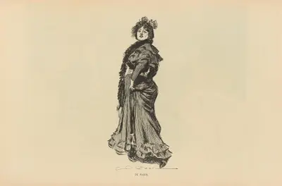 In Paris, 1893 von Charles Dana Gibson