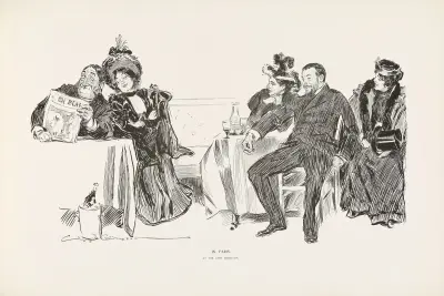 I Paris av Charles Dana Gibson