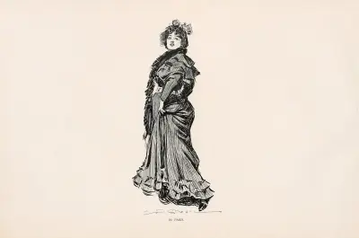 I Paris av Charles Dana Gibson