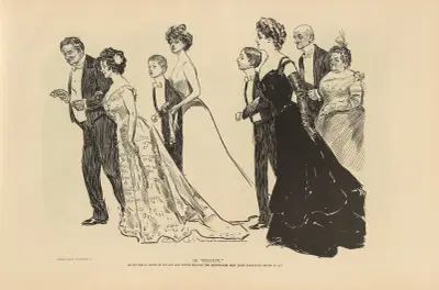 In „Society“, 1893 von Charles Dana Gibson