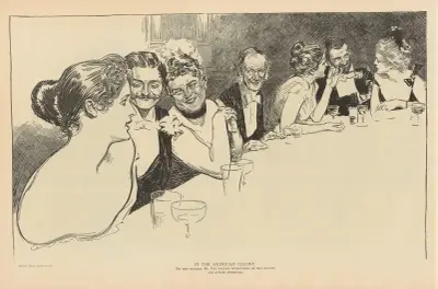 In der amerikanischen Kolonie von Charles Dana Gibson